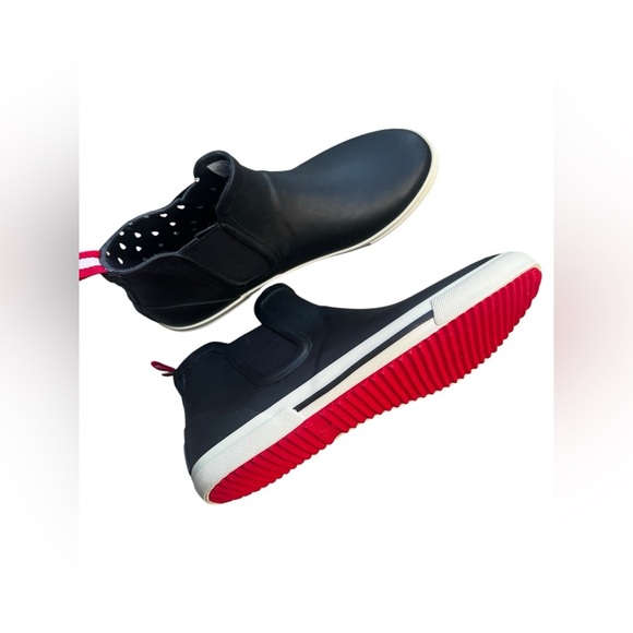 Joules Rainwell Low Wellington rain boots, US Size 10, slip on booties, black - Picture 8 of 11